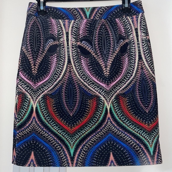NWOT ETCETERA BRAND COLORFUL TRIBAL PATTERN MINI SKIRT!!!
